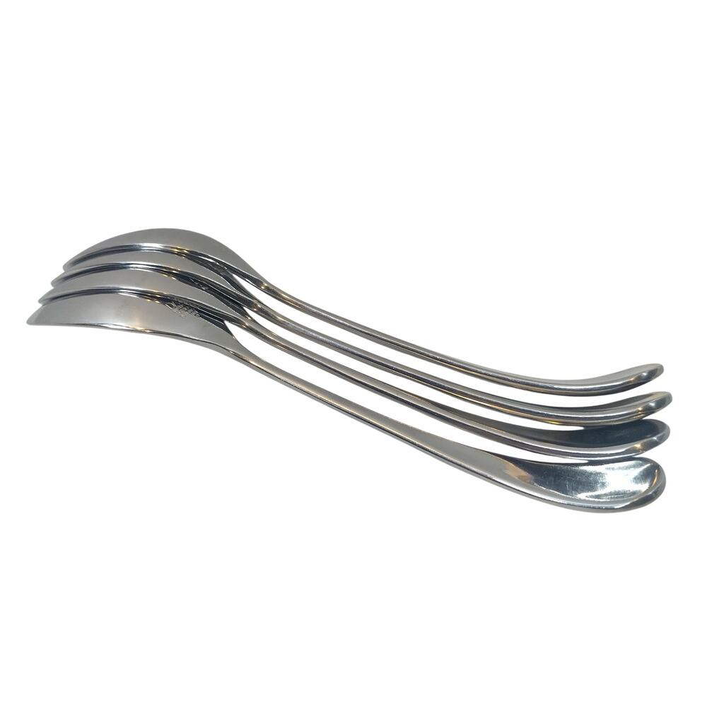 Dansk TORUN Place Soup Spoons 18/8 Stainless Flatware Vivianna Set of 4